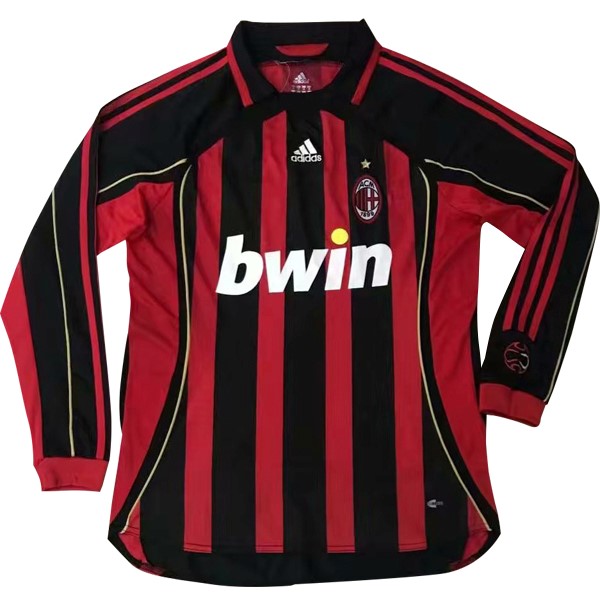 Camiseta AC Milan Primera equipo ML Retro 2006/2007 Rojo